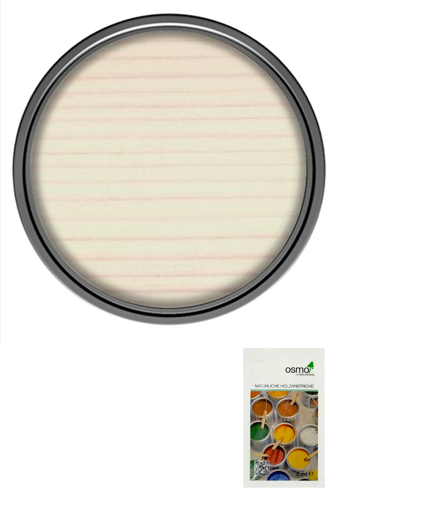 Osmo Wood Wax Finish Satin - White - Sample 5ml