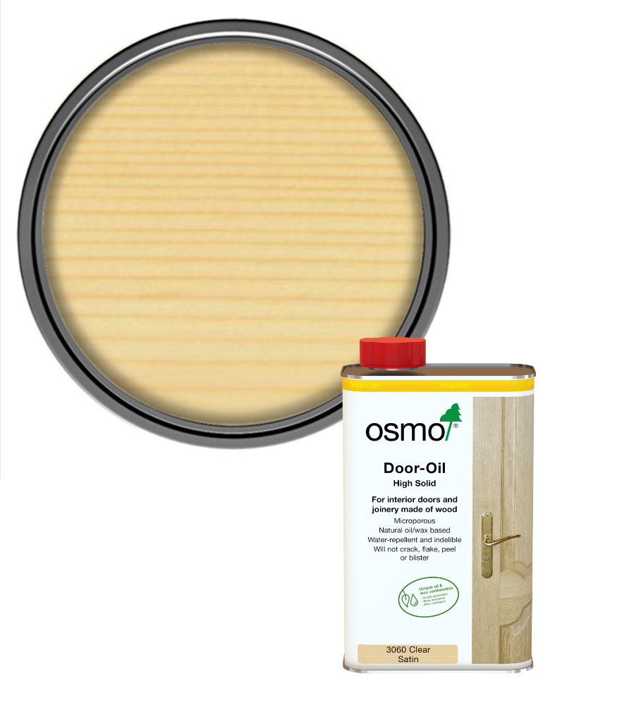 Osmo Door Oil - Satin Clear 3060- 1 Litre