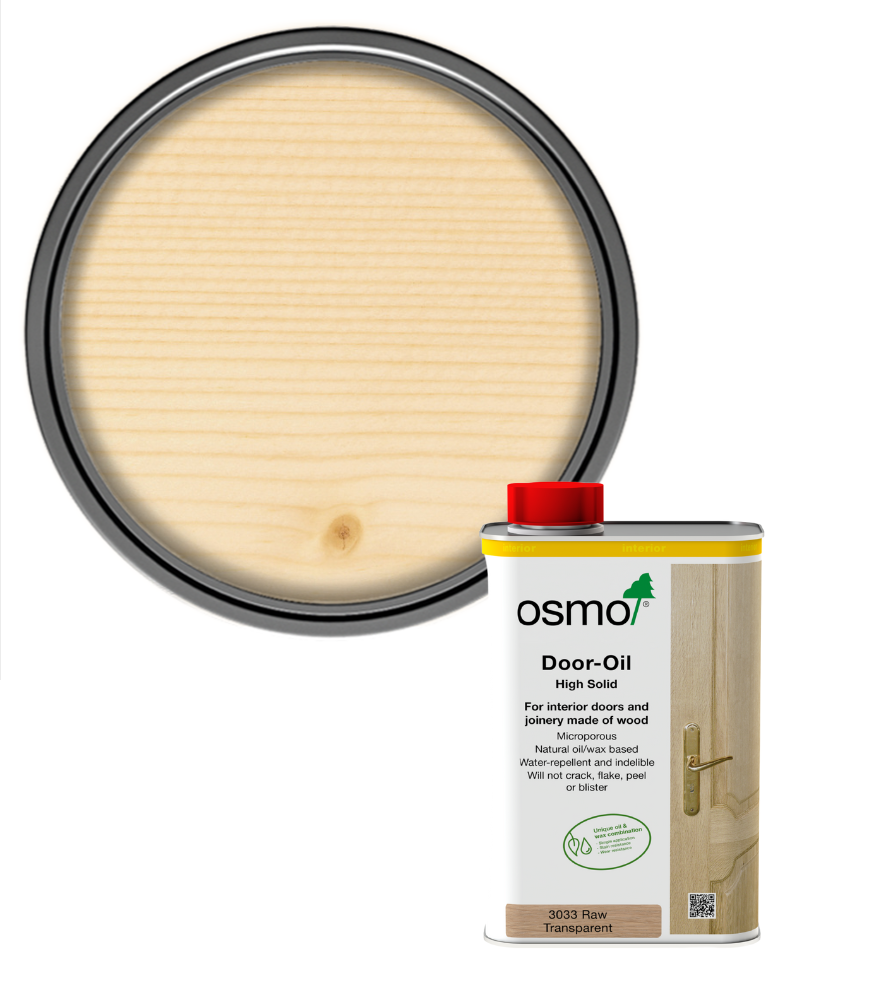 Osmo Door Oil - Raw Transparent Matt 3033 - 1 Litre