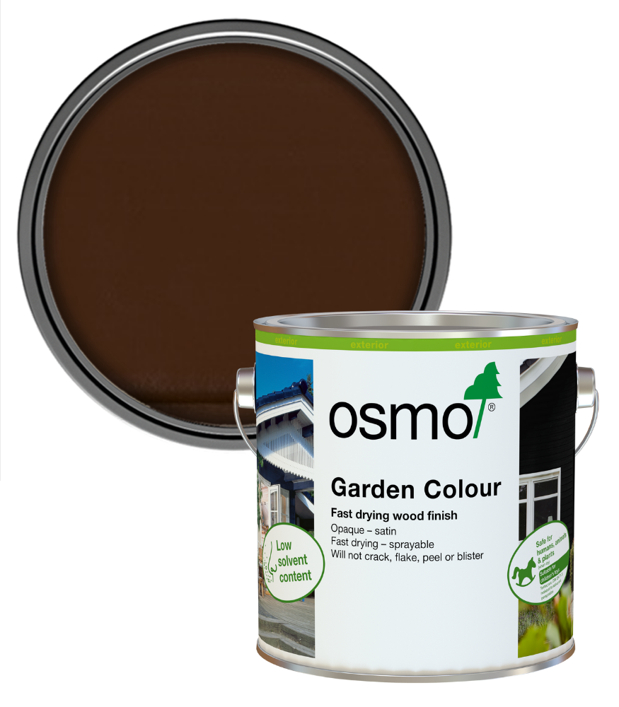 Osmo Garden Colour Satin - Chocolate Brown (RAL 8017) - 2.5L