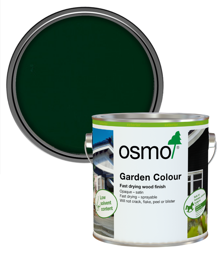 Osmo Garden Colour Satin - Pine Green (RAL 6009) - 2.5L