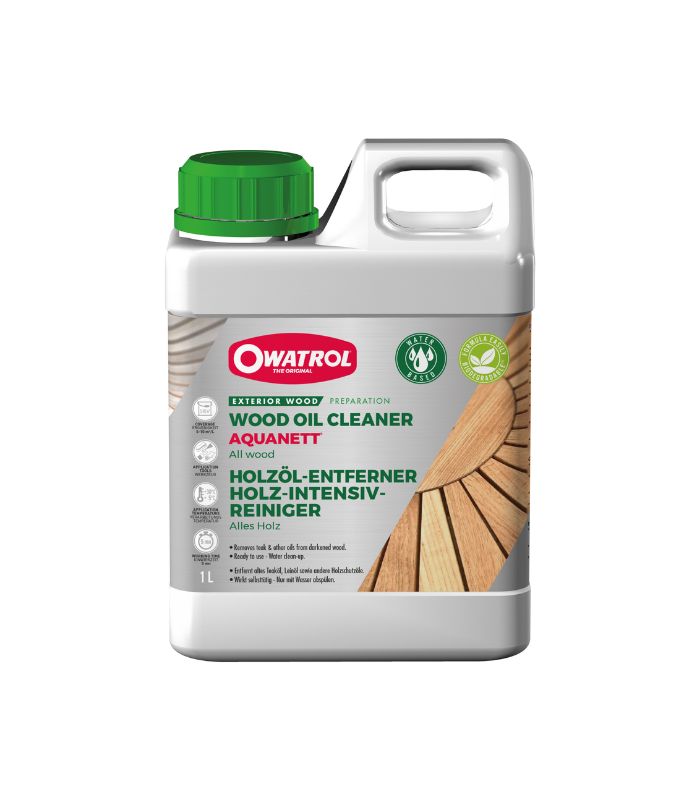 Owatrol Aquanett Oil Remover / Stripper for Wood - 1 Litre