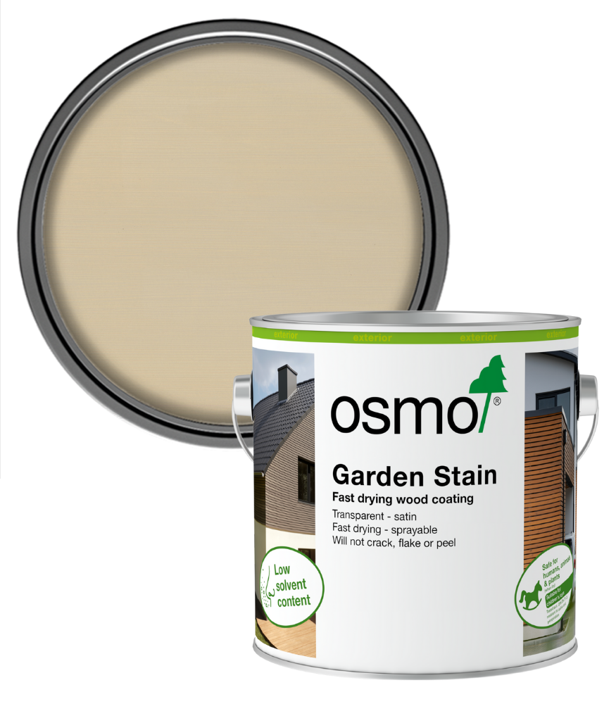 Osmo Garden Stain Satin - Pearl Grey - 2.5L