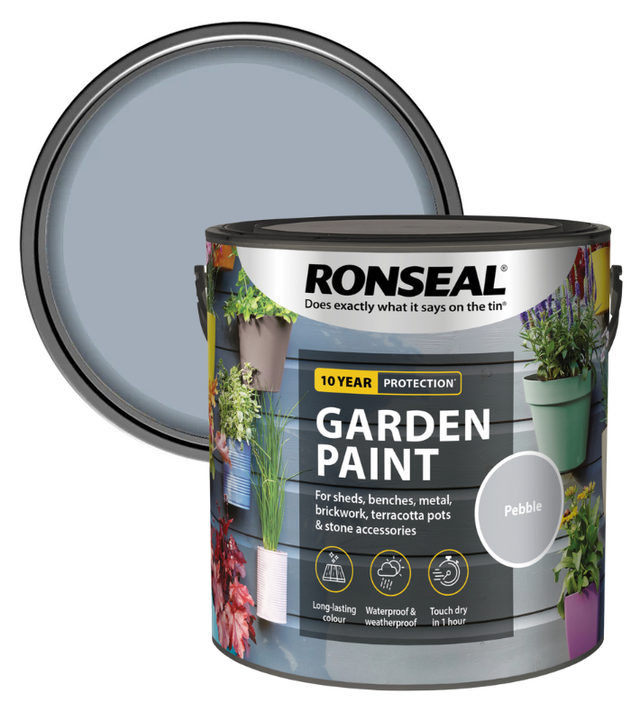 Ronseal Garden Paint - Pebble - 2.5 Litre