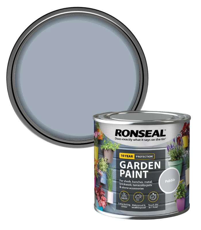 Ronseal Garden Paint - Pebble - 250ml