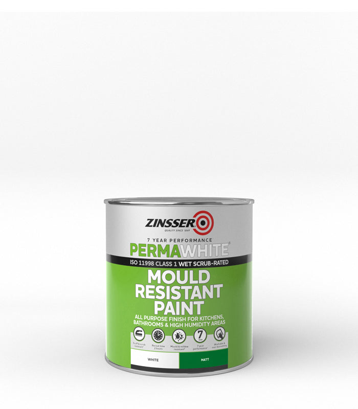 Zinsser Perma White Interior Paint - Matt - 1L