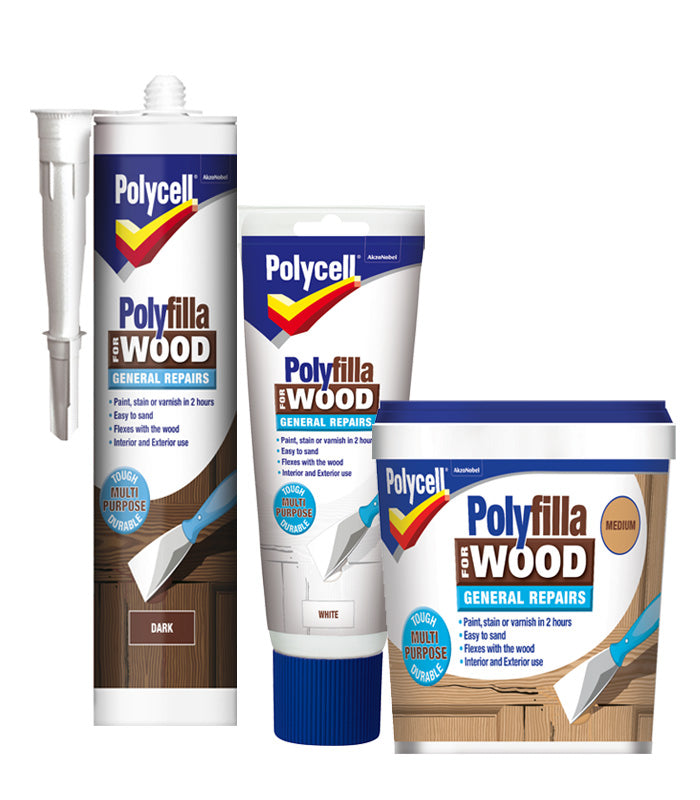 Polycell Polyfilla Wood Filler General Repairs – Next Day Paint