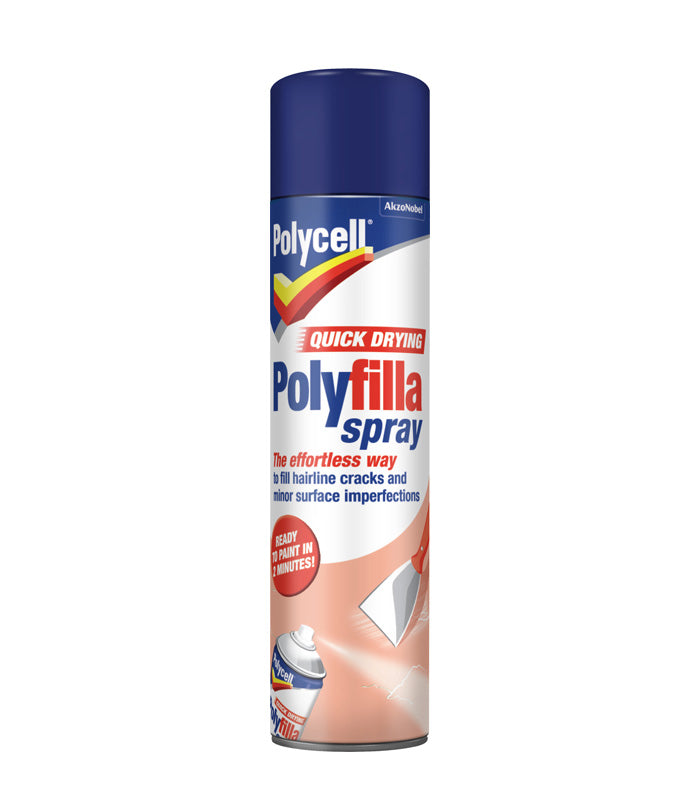 Polycell Polyfilla Quick Drying Spray Filler - 300ml