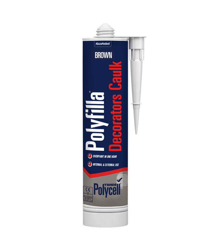 Polycell Trade Polyfilla Decorators Caulk Tube