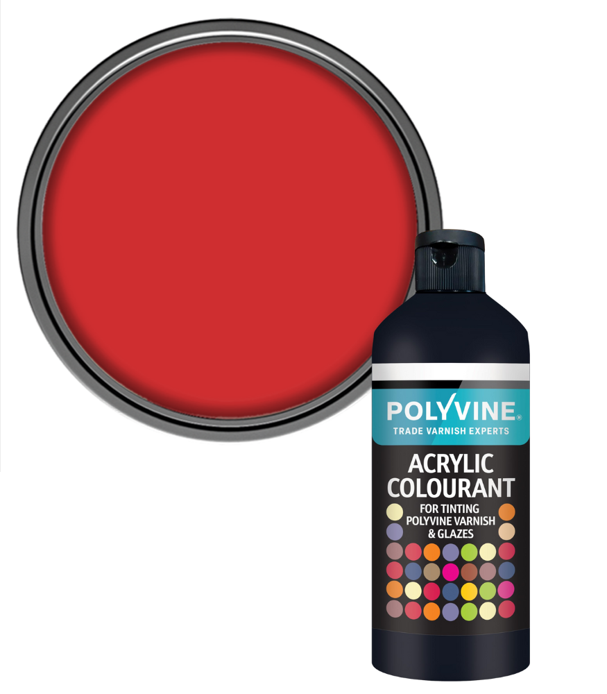 Polyvine - Universal Acrylic Colourant - 500 GRAMS - RED