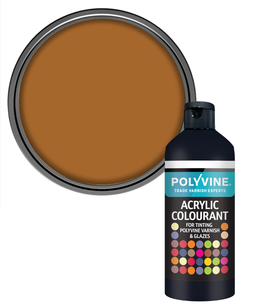 Polyvine - Universal Acrylic Colourant - 500 GRAMS - TEAK