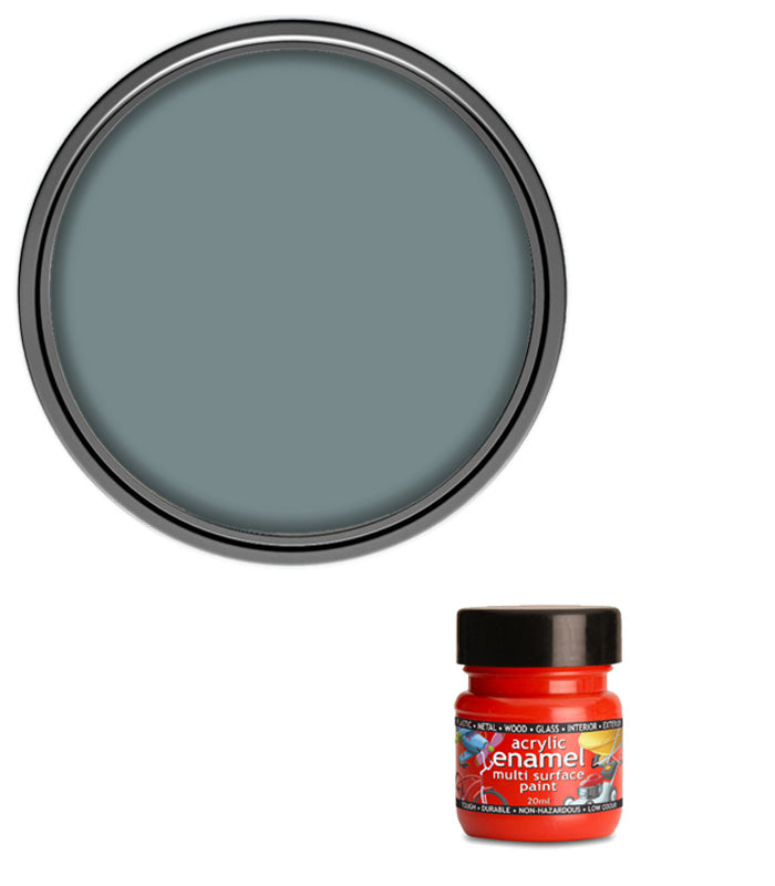Polyvine - Acrylic Enamel Paint - 20ml - Metallic Silver