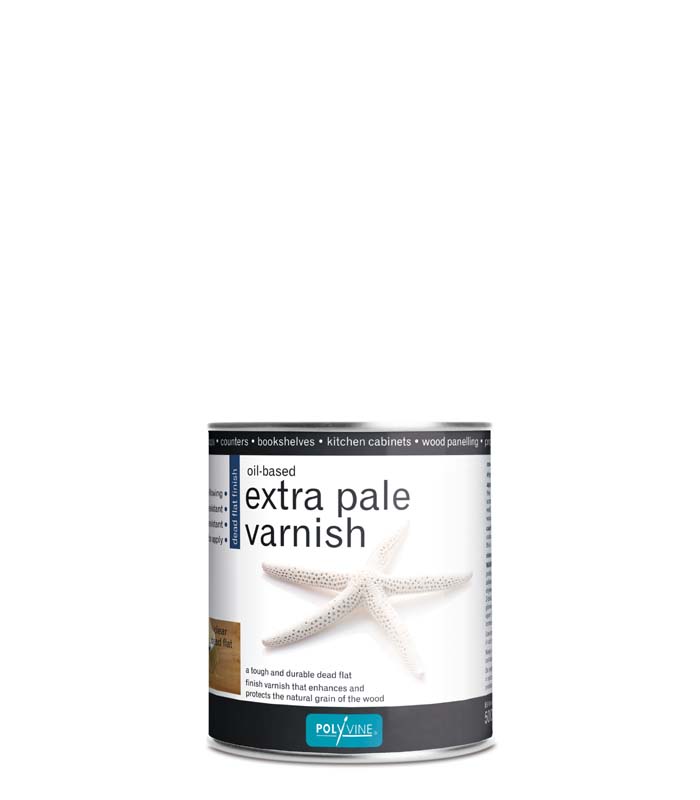 Polyvine - Extra Pale Varnish - Dead Flat - 500ML
