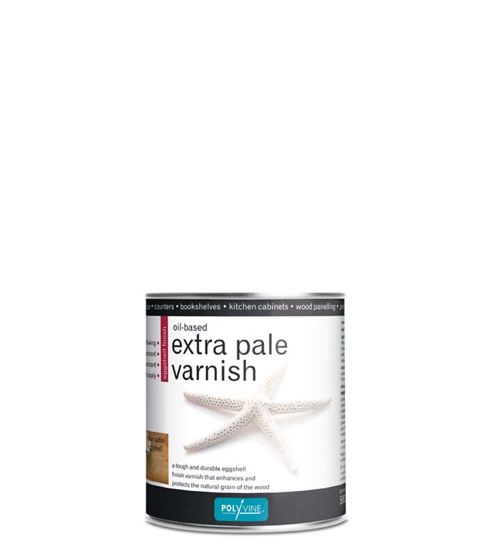 Polyvine - Extra Pale Varnish - Eggshell - 500ML