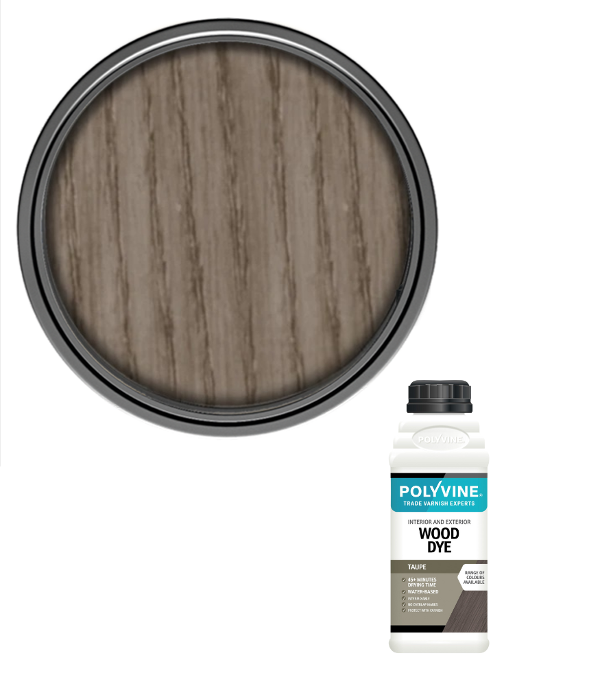 Polyvine - Wood Dye Colour - Taupe - 100ml