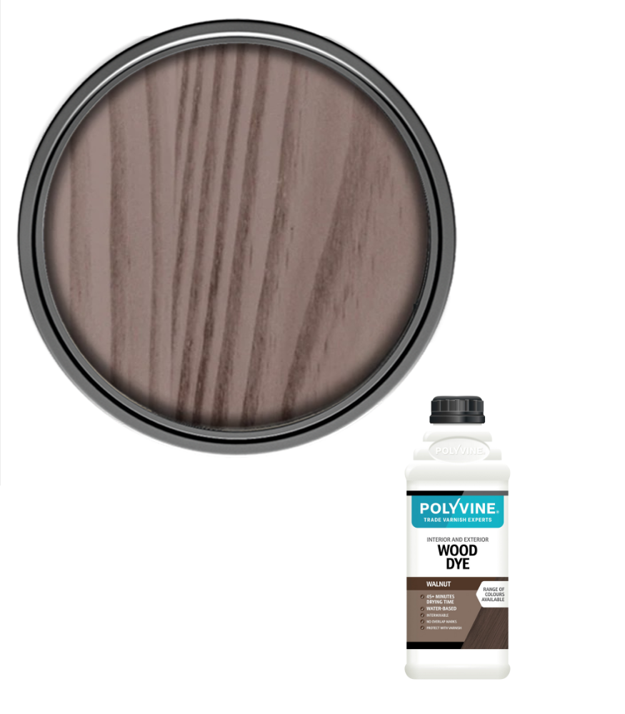 Polyvine - Wood Dye Colour - Walnut - 100ml