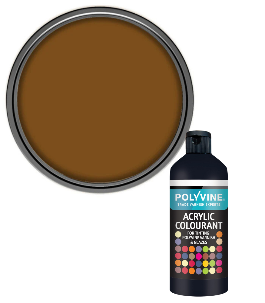 Polyvine - Universal Acrylic Colourant - 50 GRAMS - DARK OAK