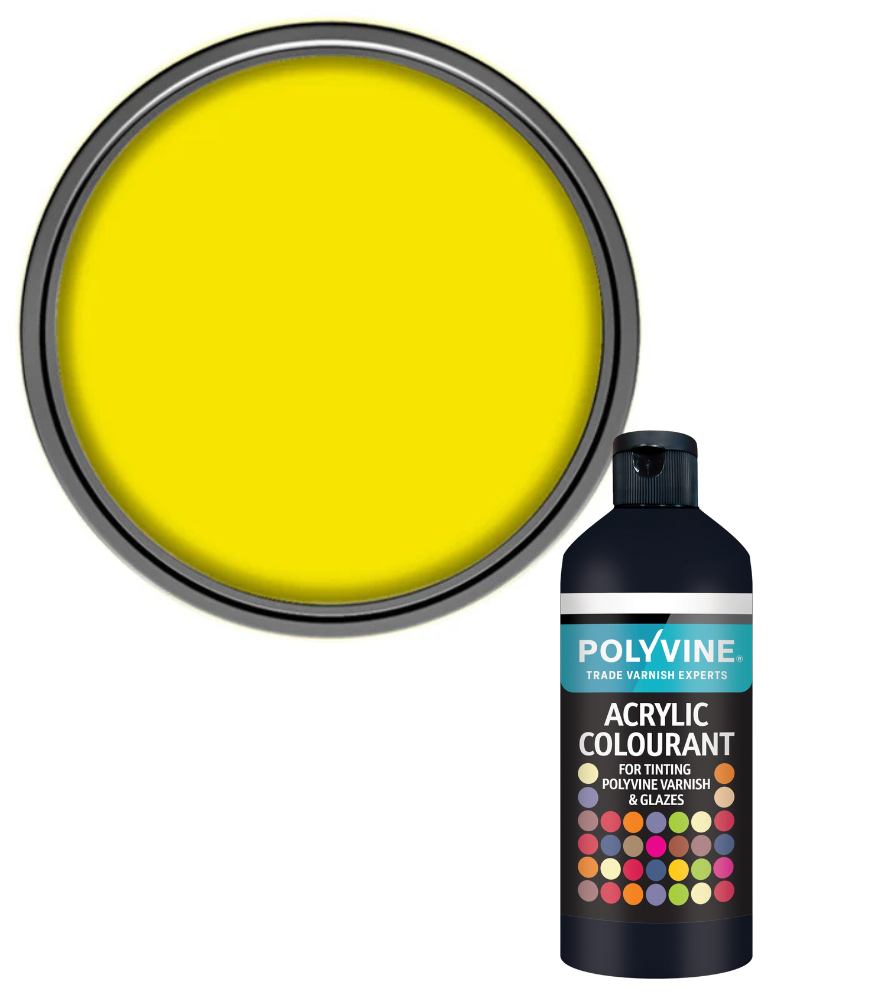 Polyvine - Universal Acrylic Colourant - 50 GRAMS - YELLOW