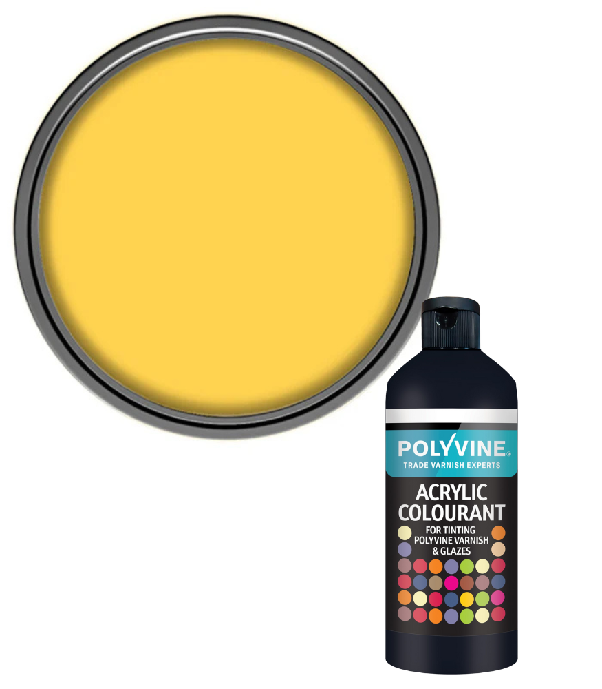 Polyvine - Universal Acrylic Colourant - 50 GRAMS - YELLOW OXIDE
