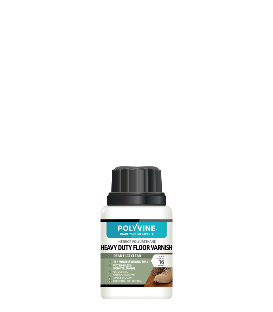 Polyvine - Heavy Duty Floor Varnish - Dead Flat - 100ml