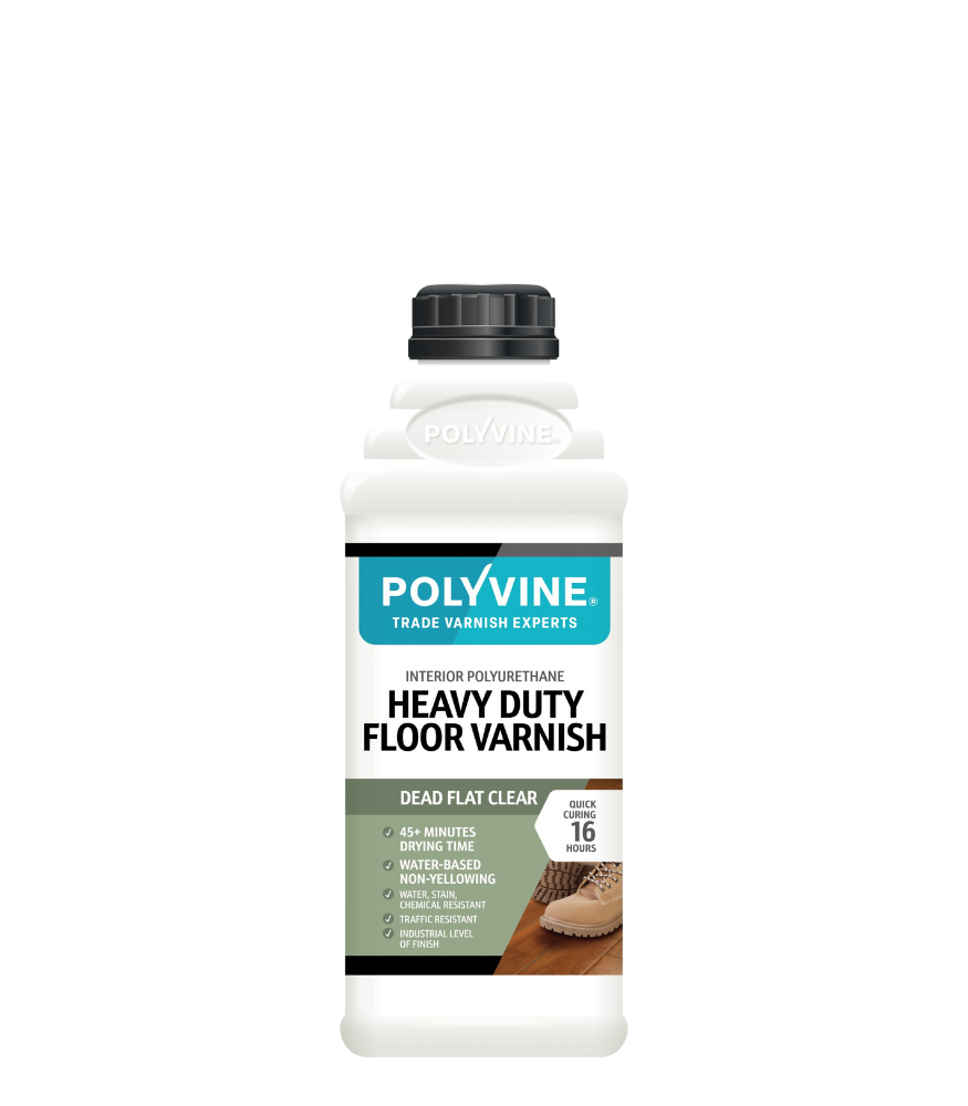 Polyvine - Heavy Duty Floor Varnish - Dead Flat - 2 Litre