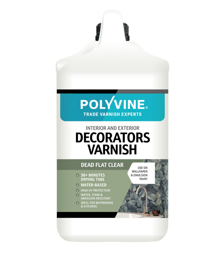 Polyvine - Decorators Varnish - Dead Flat - 4 Litre