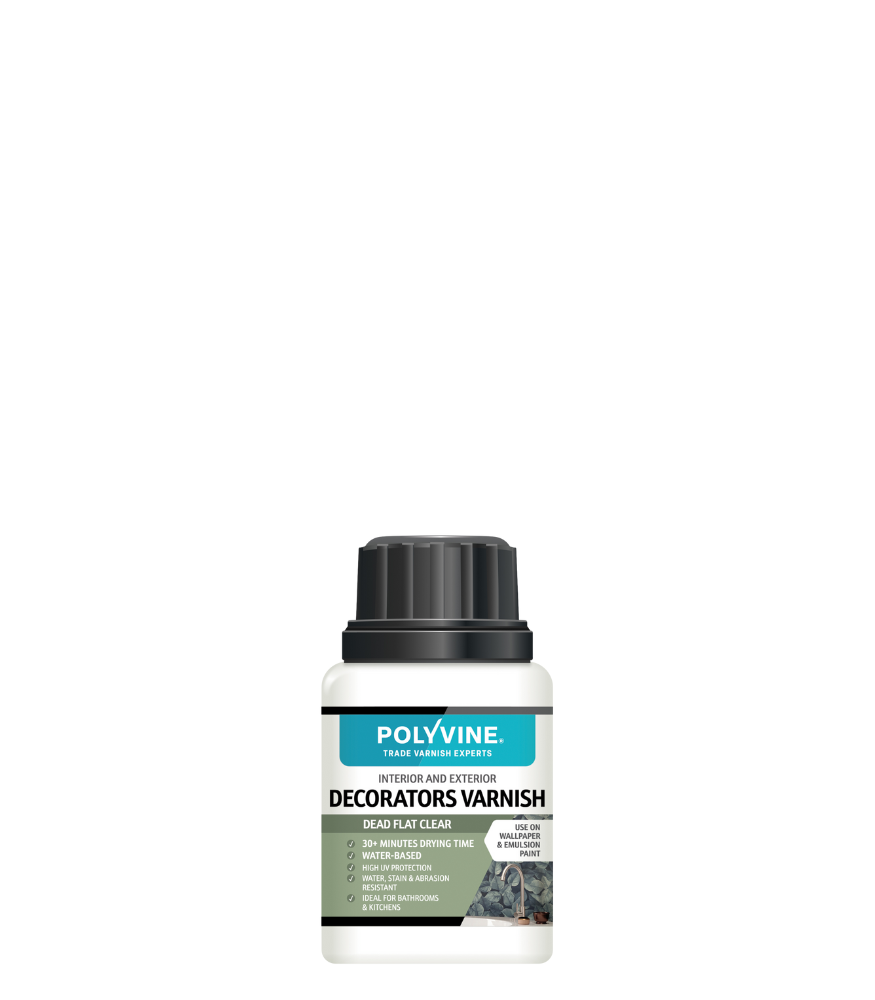 Polyvine - Decorators Varnish - Dead Flat - 100ML
