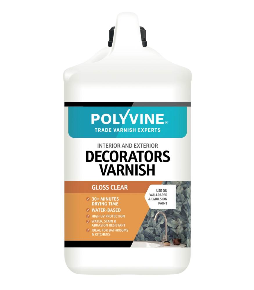 Polyvine - Decorators Varnish - Gloss - 4 Litre