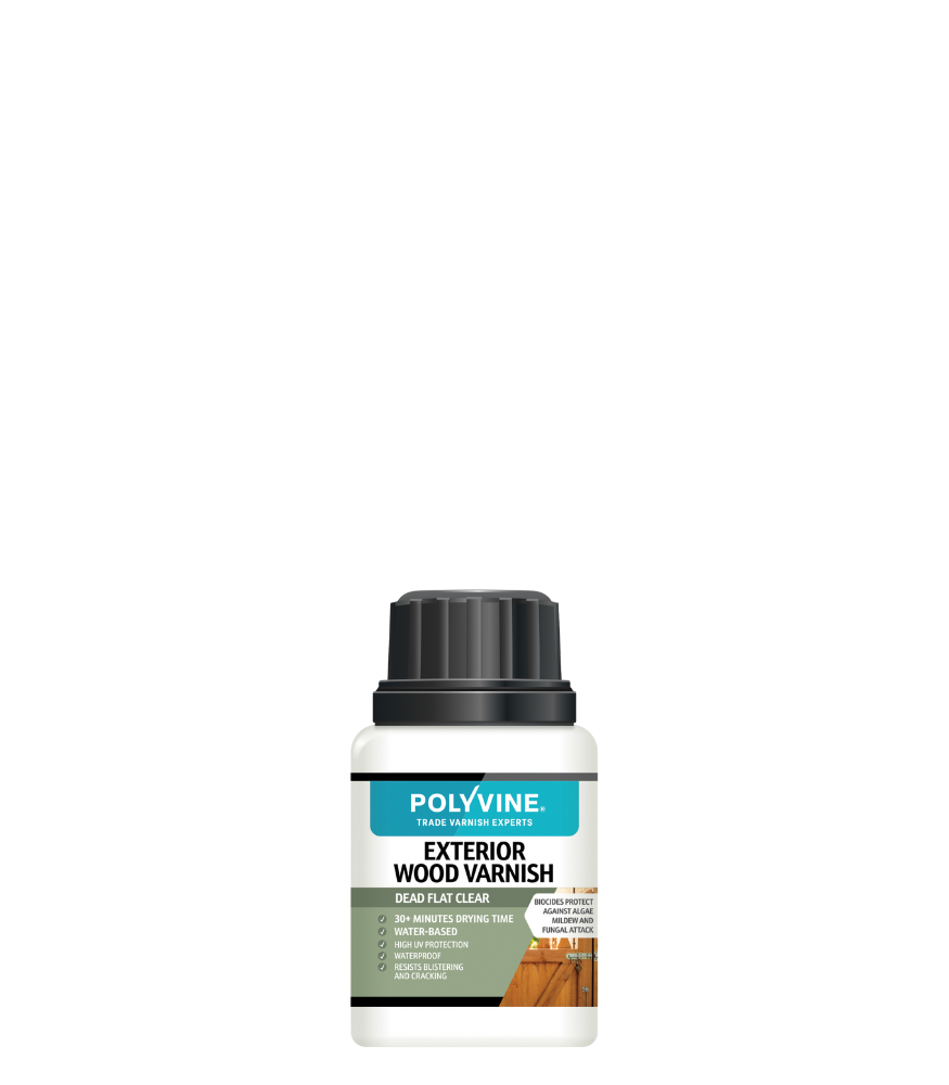 Polyvine - Exterior Wood Varnish - Dead Flat - 100ml