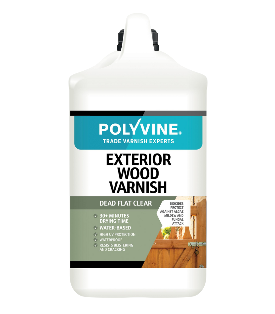 Polyvine - Exterior Wood Varnish - Dead Flat - 4 Litre