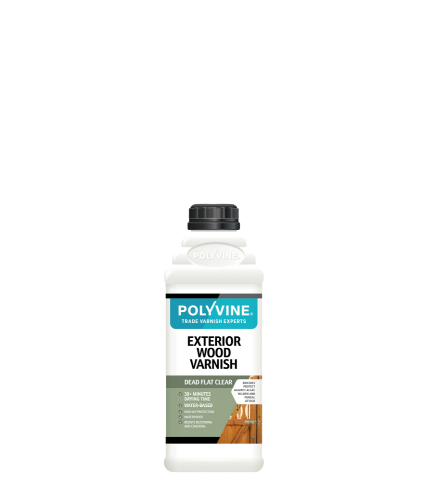 Polyvine - Exterior Wood Varnish - Dead Flat - 500ml