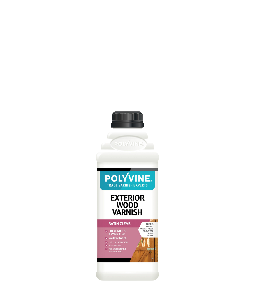 Polyvine - Exterior Wood Varnish - Satin - 1 Litre