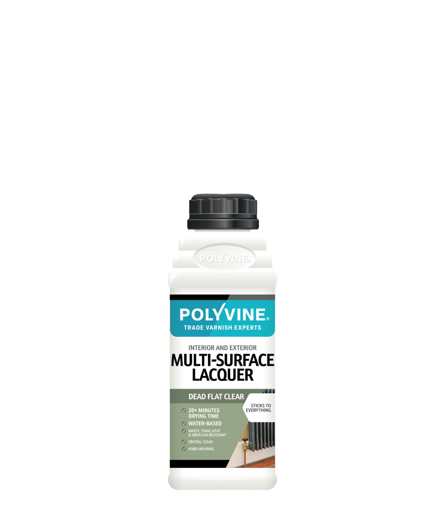 Polyvine - Multi Surface Lacquer - Dead Flat - 1 Litre