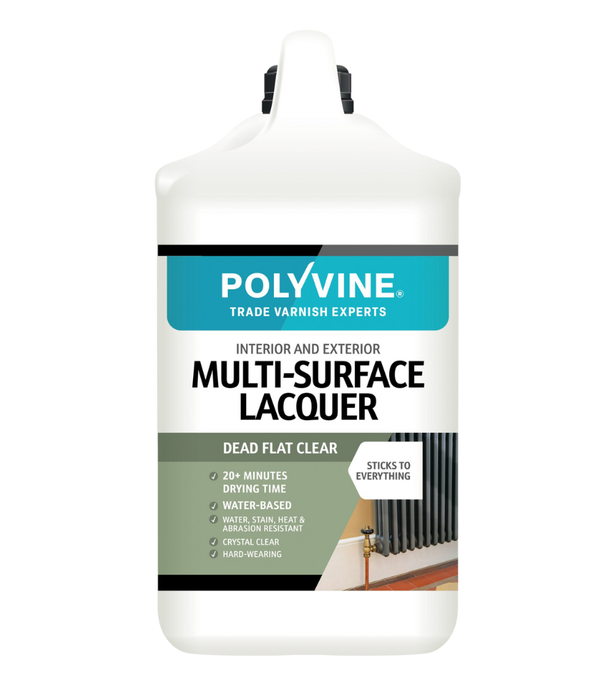 Polyvine - Multi Surface Lacquer - Dead Flat - 4 Litre