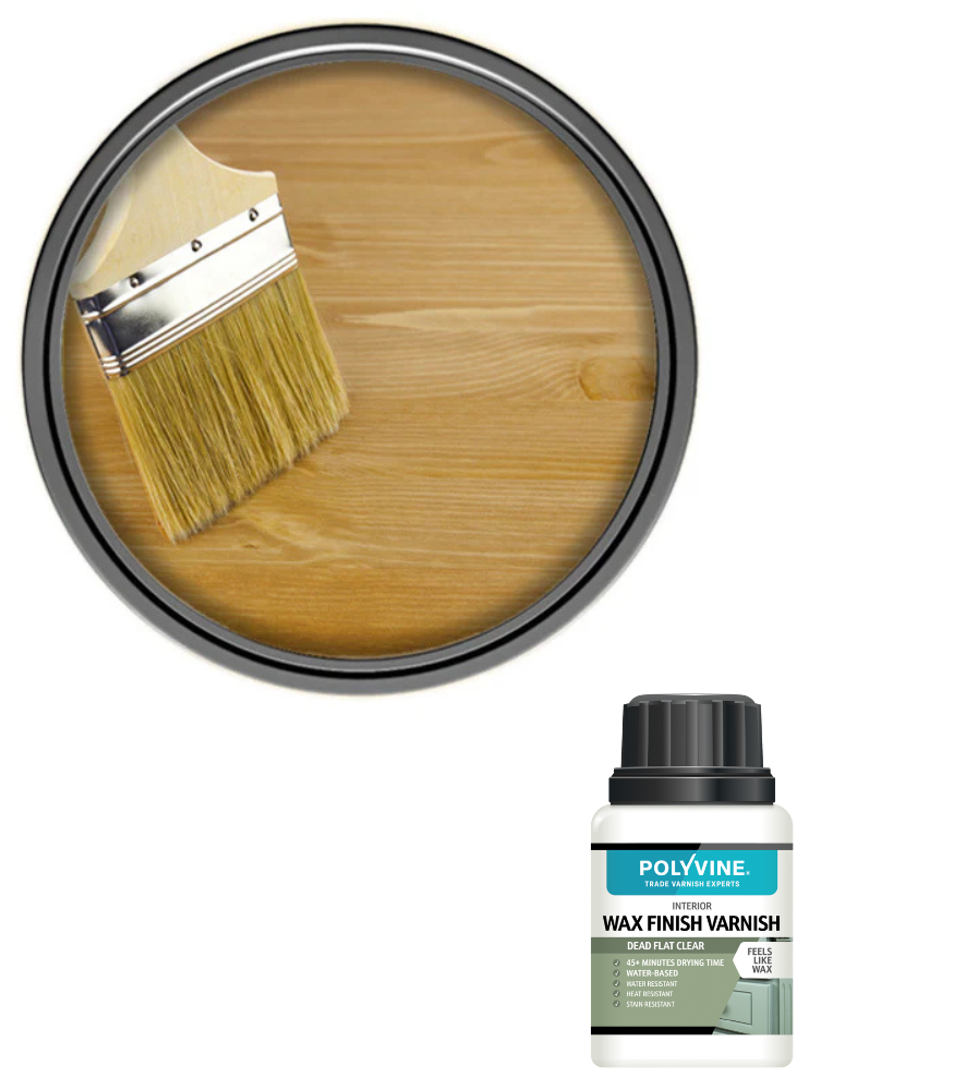 Polyvine - Wax Finish Varnish - Dead Flat - 100ML