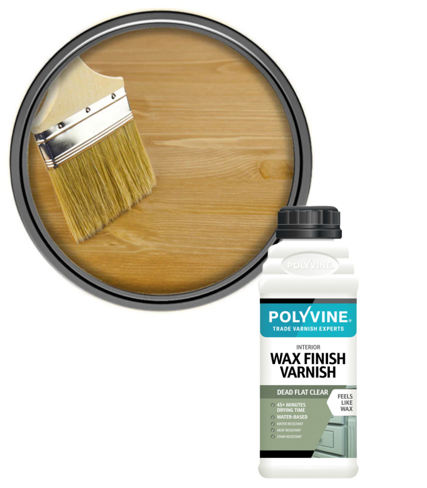 Polyvine - Wax Finish Varnish - Dead Flat - 500ML