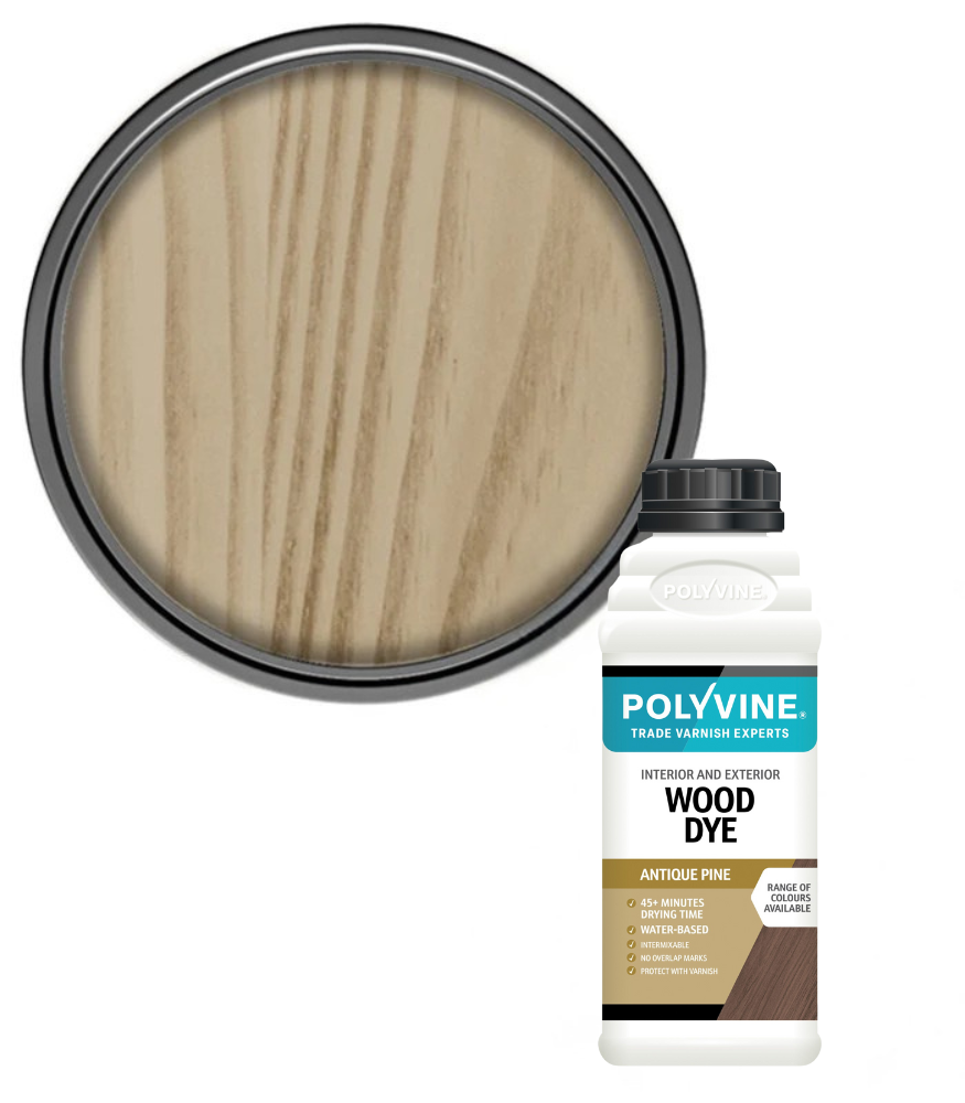 Polyvine - Wood Dye Colour - Antique Pine - 500ml