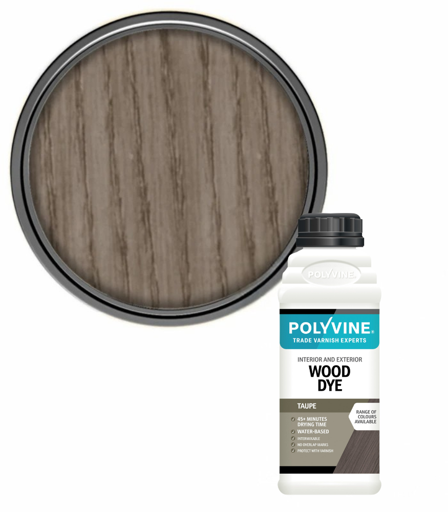 Polyvine - Wood Dye Colour - Taupe - 500ml