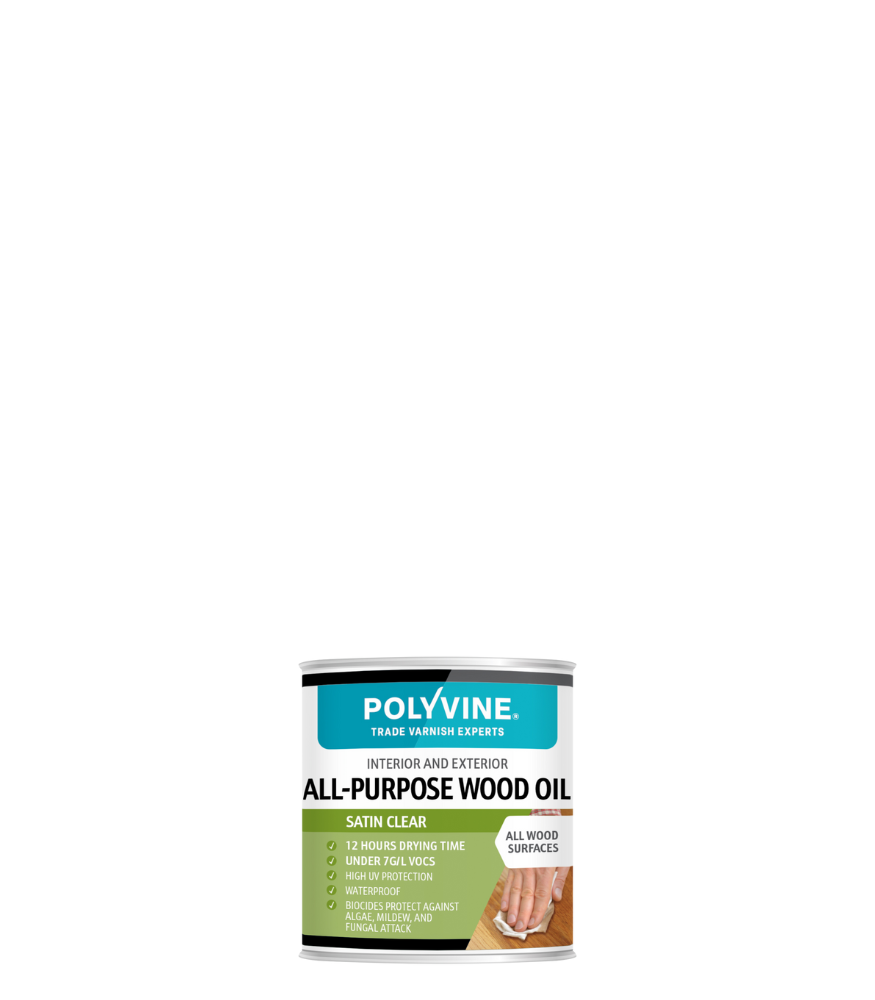Polyvine Wood Oil - Interior and Exterior - 100ml