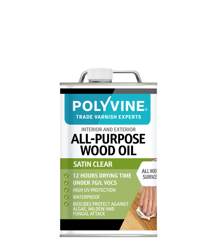 Polyvine Wood Oil - Interior and Exterior - 2.5L