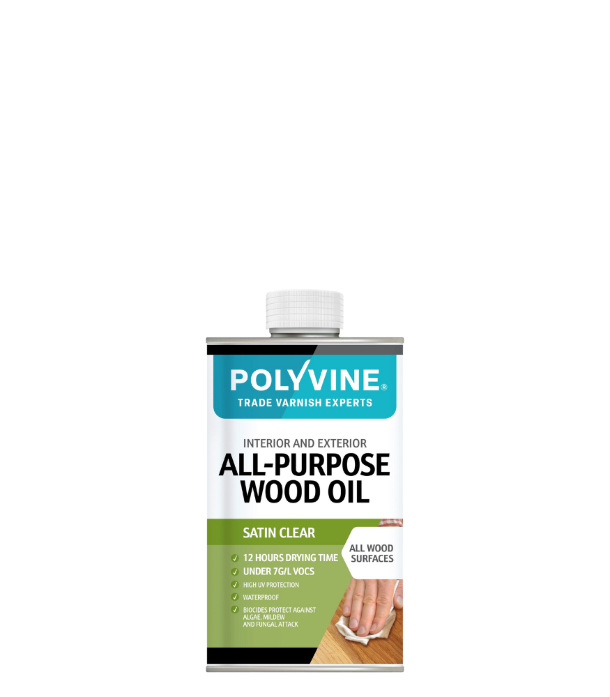 Polyvine Wood Oil - Interior and Exterior - 500ml