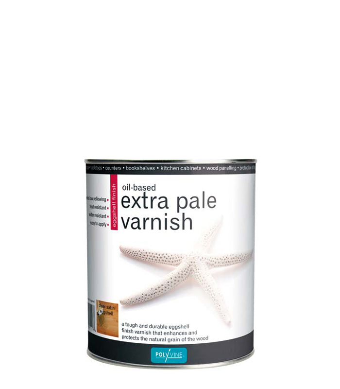 Polyvine - Extra Pale Varnish - Eggshell - 1 LITRE