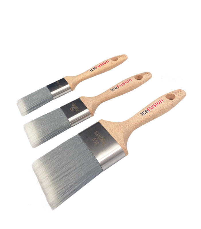ProDec Ice Fusion Synthetic 3 Pack Brush Set - 1.5", 2" and 3"