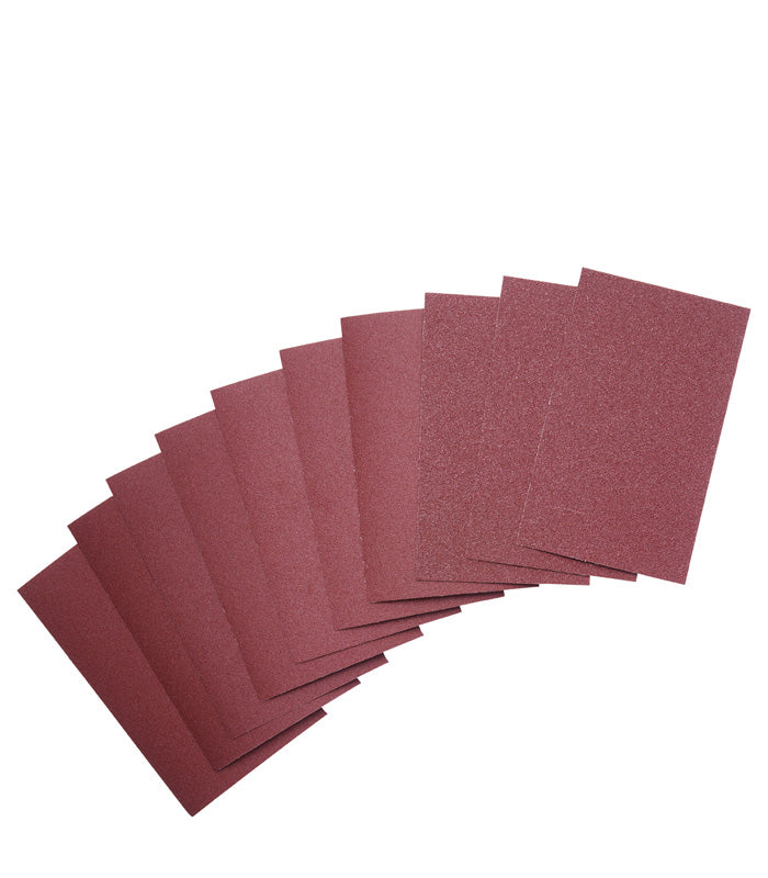 ProDec ProFlex Assorted Sandpaper - 10 Sheets Half Size (230mm x 140mm)