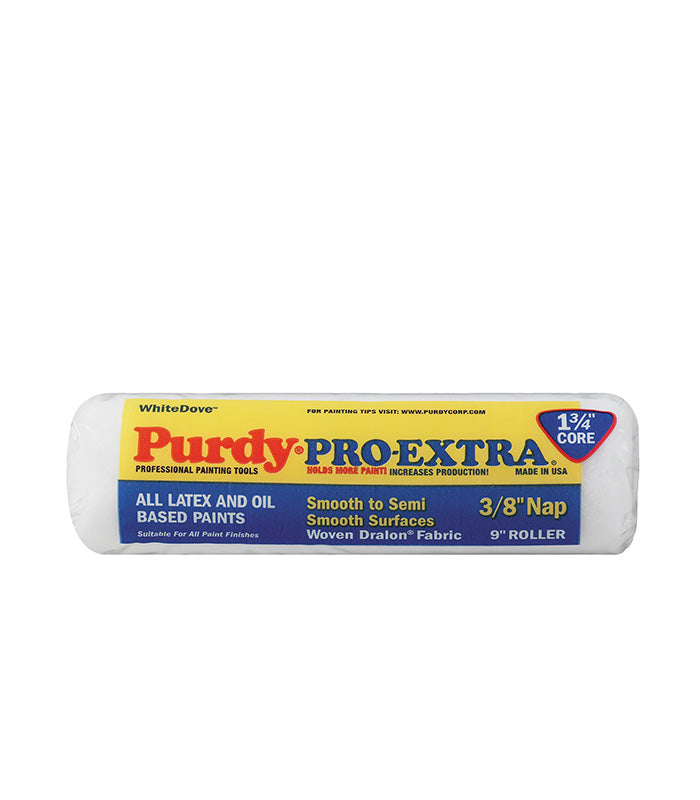 Purdy White Dove Roller Sleeve 3/8" Nap - 9 x 1.75 Inch