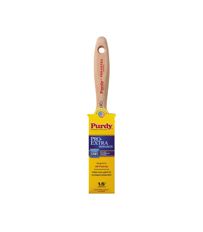 Purdy Pro-Extra Monarch Paint Brush - For All Paints and Stains - 1.5 Inch
