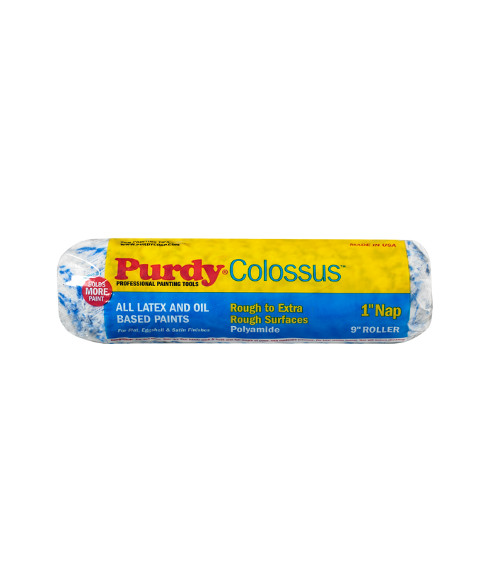 Purdy Colossus Roller Sleeve 1" Nap - 9 x 1.5 Inch