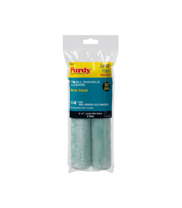 Purdy Parrot Jumbo Mohair Mini Roller Sleeve 3/4" Nap - 6.5 Inch - 2 Pack