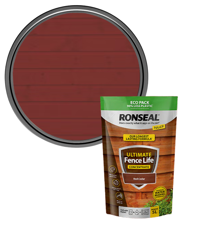 Ronseal Ultimate Fence Life Concentrate - 950ml - Red Cedar