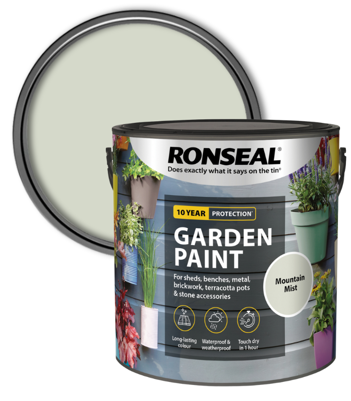 Ronseal Garden Paint - Mountain Mist - 2.5 Litre
